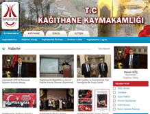 Tablet Screenshot of kagithane.gov.tr